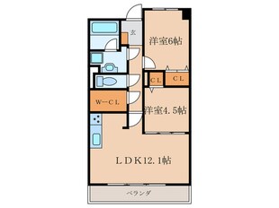 カドヤパレスの物件間取画像